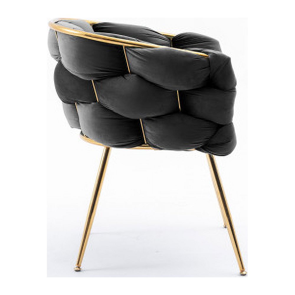 Velvet Accent Armchair H566