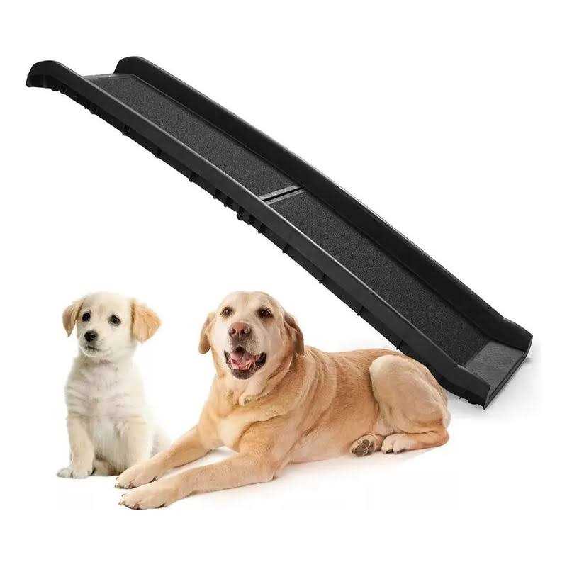 Extra Wide Foldable Dog Car Stairs with Nonslip Surface F129
