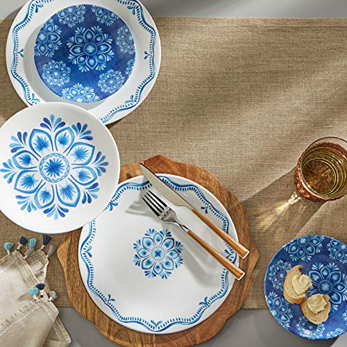 18-Piece Triple Layer Glass Dinnerware Set D248938