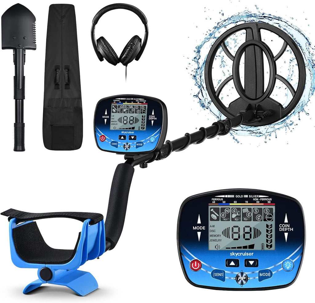 Waterproof Metal Detector with 10" IP68 Search Coil K43666