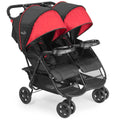 Red/Black Lightweight Double Stroller A697