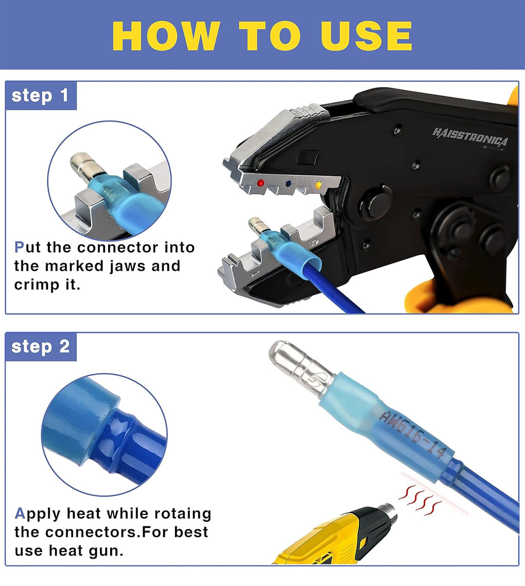 220PCS Heat Shrink Bullet Connectors P75956