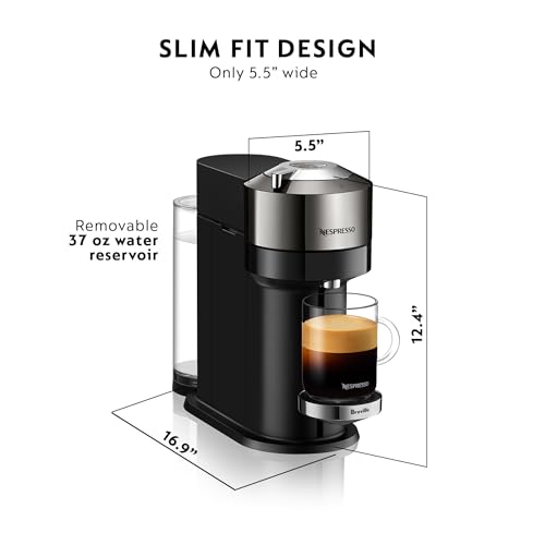 Dark Chrome 1.1 Liters Coffee and Espresso Machine Q45452