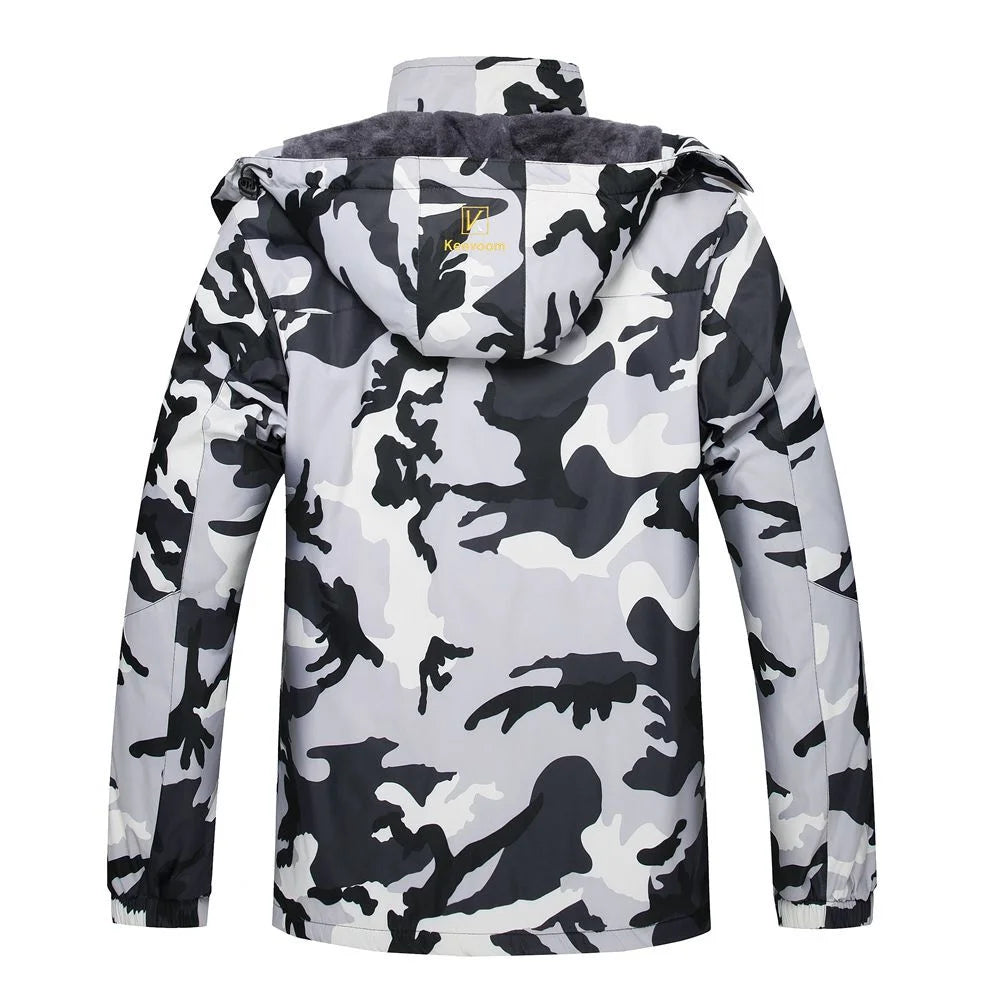 Men Waterproof Ski Jacket Winter Snow Coat Windproof Mountain Warm Coat with Hood G3168