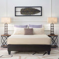 Queen Platform Bed in Brown Q3936