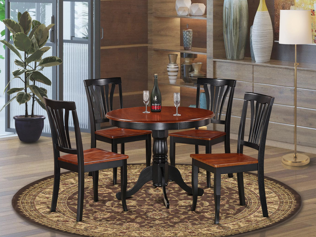 5 PC Small Kitchen Table and 4 Dining Chairs W934495