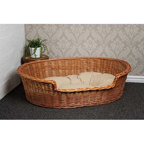 Wicker Dog Bed Basket H906