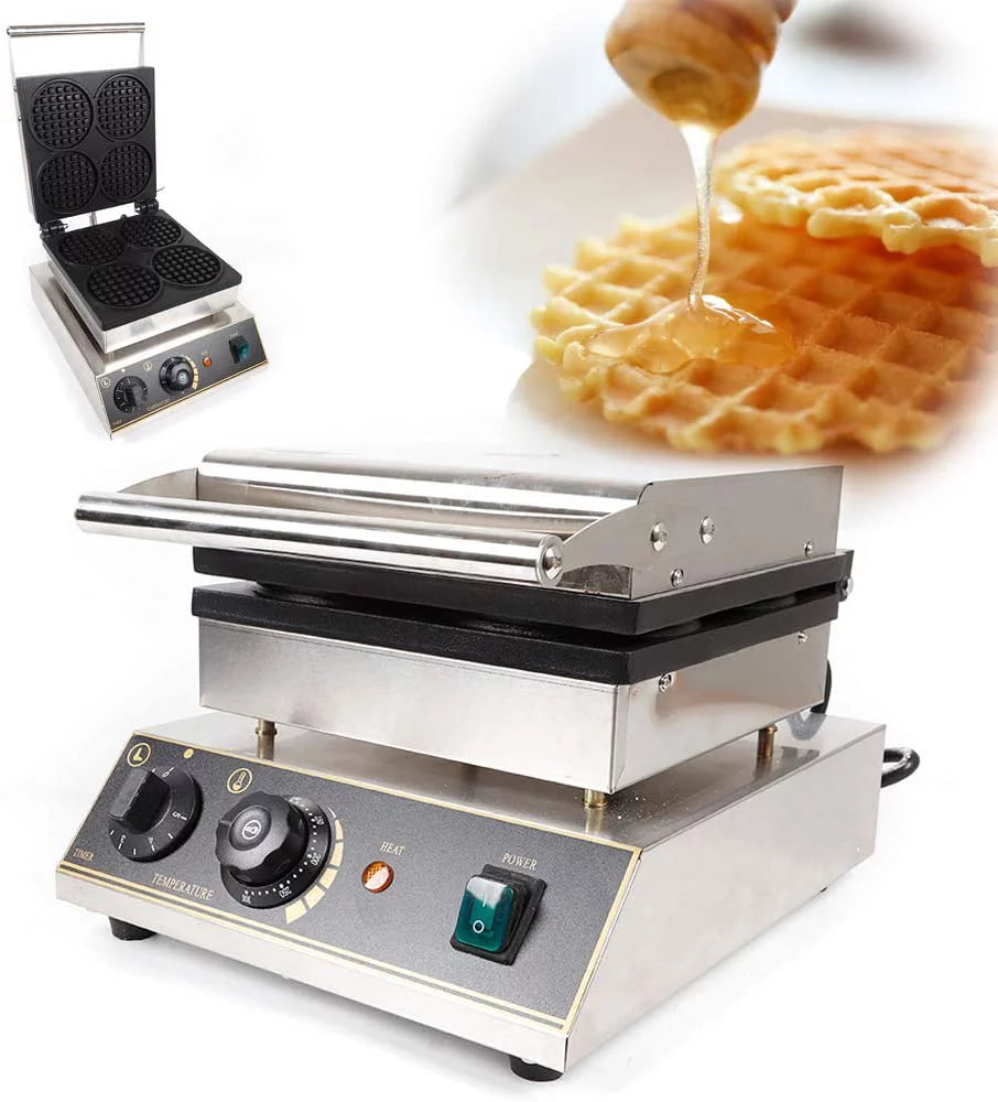 1750W Nonstick Electric Mini Round Waffle Maker U155413