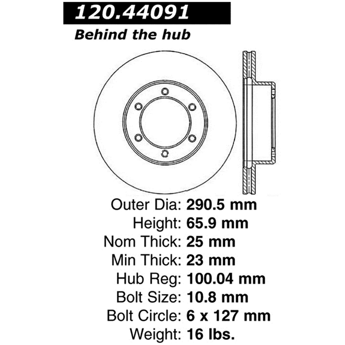 Sport Brake Rotor P25439