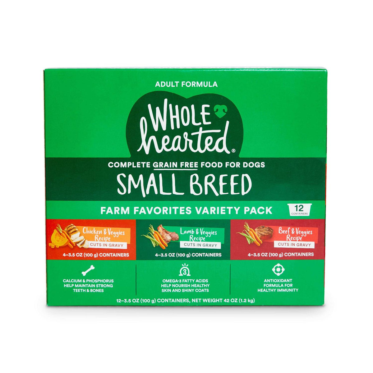 Grain Free Cuts in Gravy Adult Wet Dog Food Variety Pack V149159