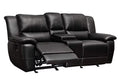 Black Transitional Sofa with Pillow Arms P719199