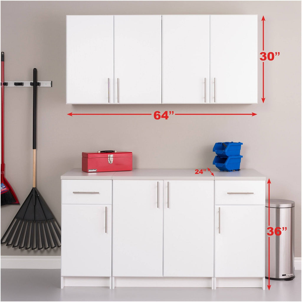 5 PC Black Storage Cabinet Set J8649