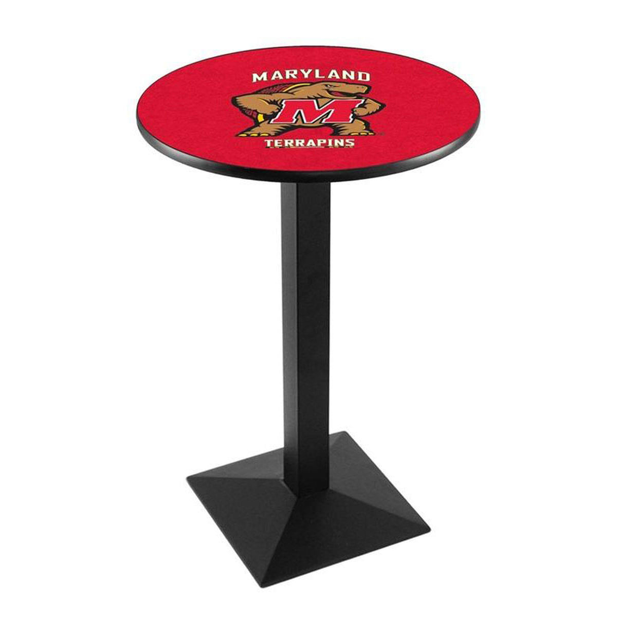 Black Wrinkle Pub Table 36 inch Y97882