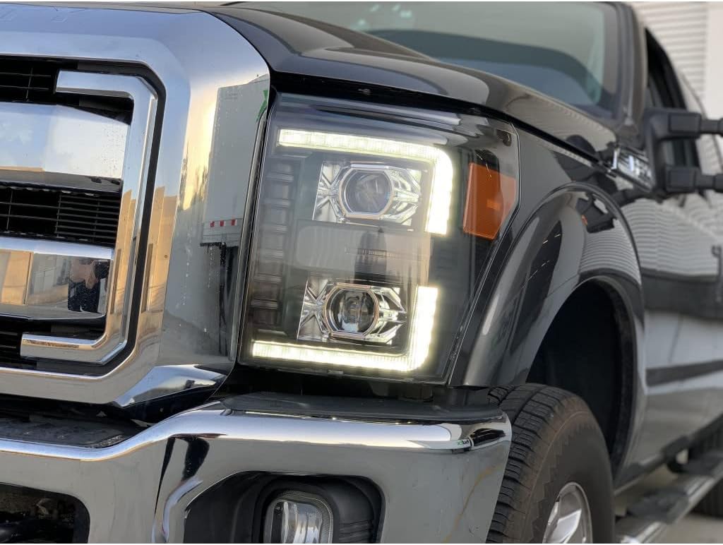 Projector Headlights LED Black X2630