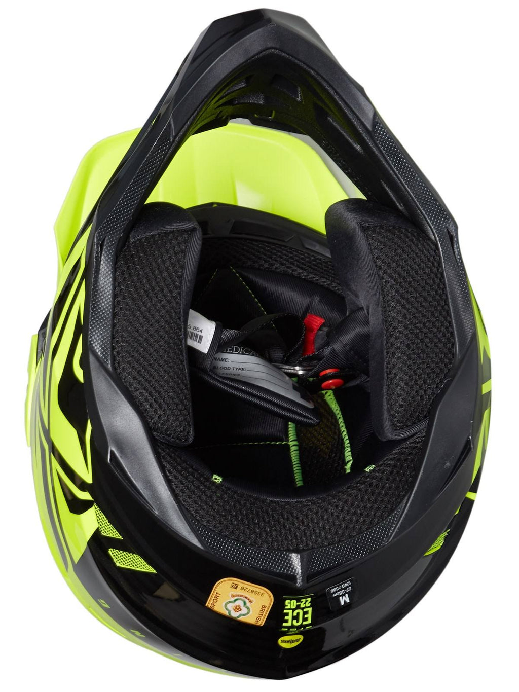 Hi-Vis Black Carbon Shield Helmet S16593