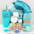 Bluish-Green Spa Gift Basket Set D8740