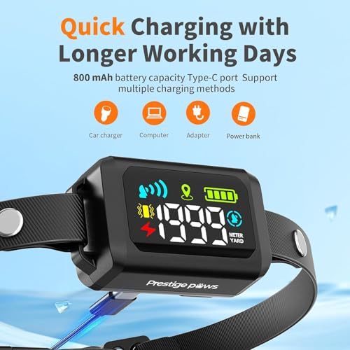 Wireless GPS Dog Fence with Shock Collar D90973