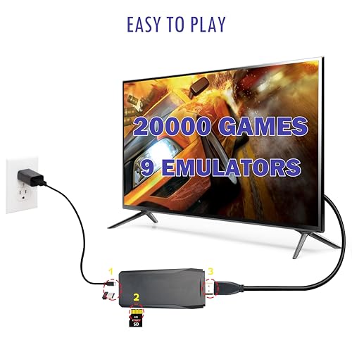 Wireless Retro Game Console Stick with 20000+ Games J30766