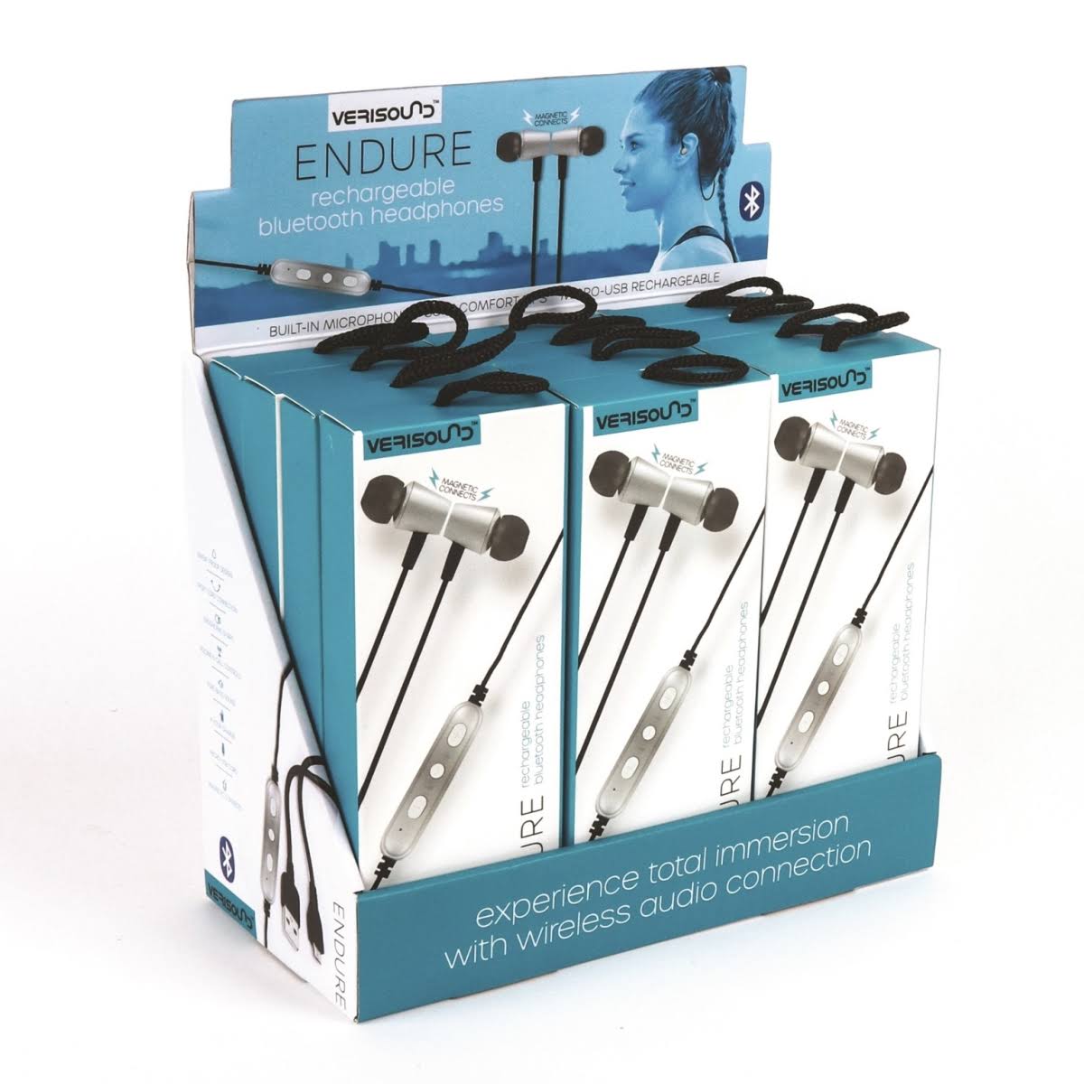 Rechargeable Bluetooth Headphones - Case of 12 L300243