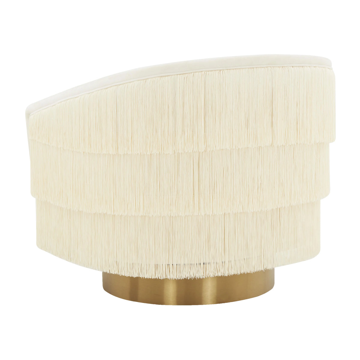 Cream Swivel Chair V11760