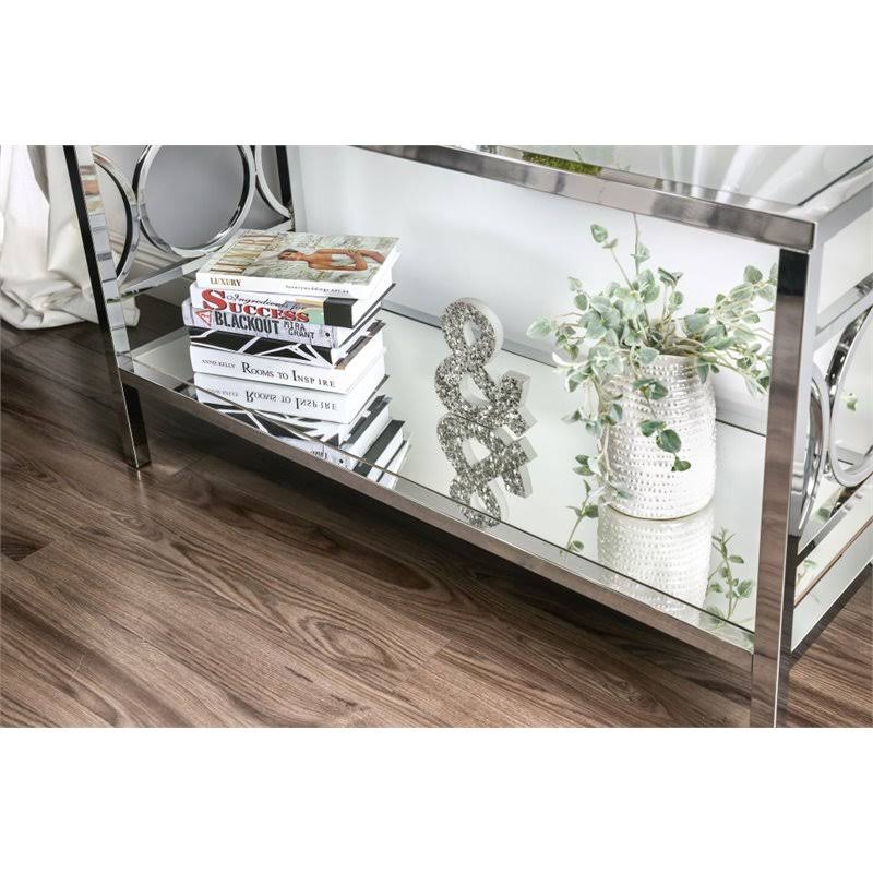 Contemporary Metal Console Table R840417