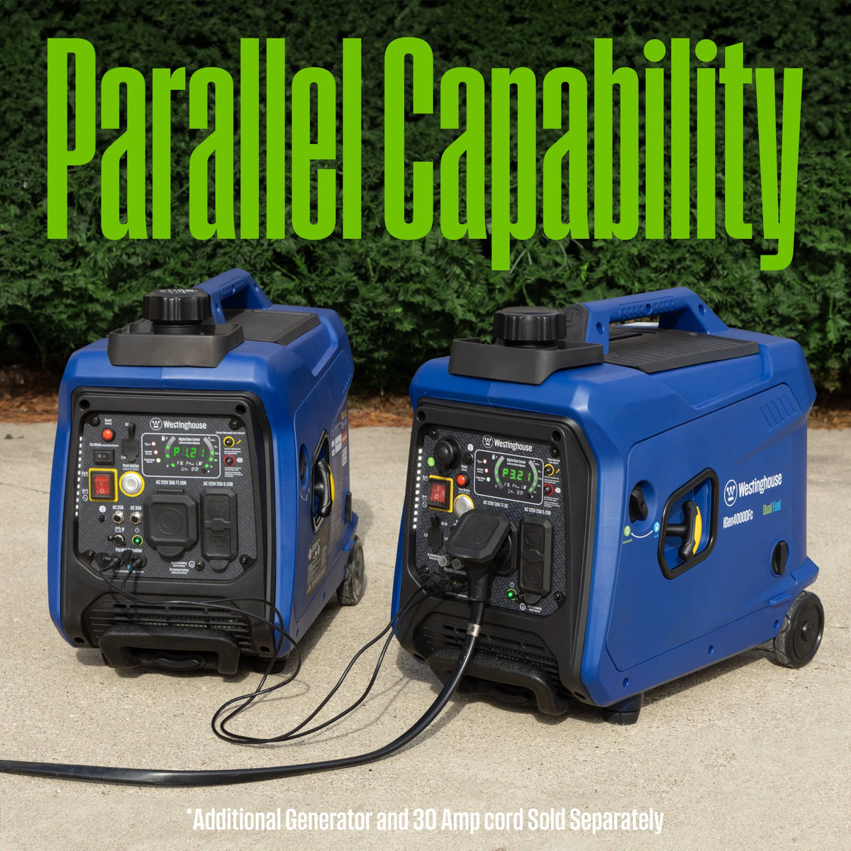 4000 Peak Watt Dual Fuel Portable Inverter Generator A750