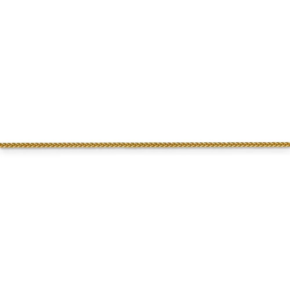 14kt Yellow Gold 16 inch Diamond Cut Wheat Chain O1849