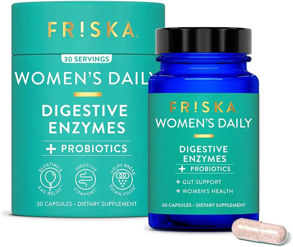 Women’s Digestive Enzyme and Probiotics Supplement 30 Capsules H483666