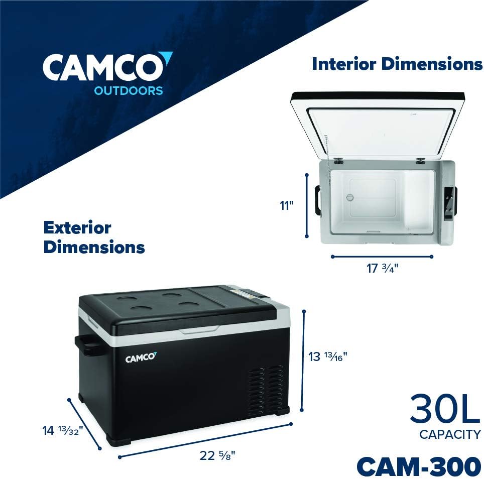 Portable 30-Liter AC/DC Refrigerator Freezer W897