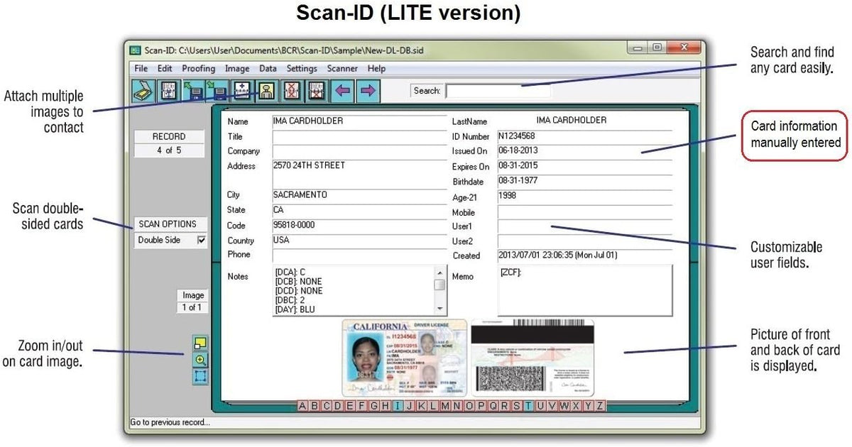 ID Card Scanner for Windows S639748