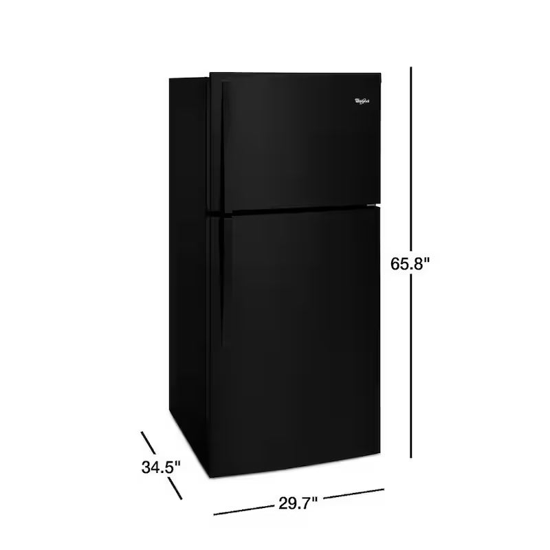 Black 19.2 cu. ft. Top Freezer Refrigerator A5207