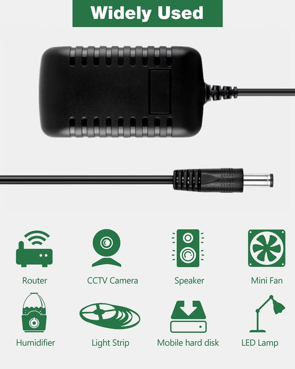 Compatible AC/DC Adapter Power Supply Cord Cable Wall Charger H849