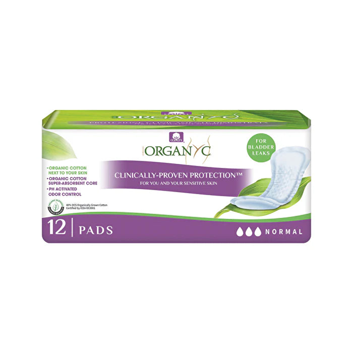 Organic Pads Bladder Control Normal x 12 Pack P552672