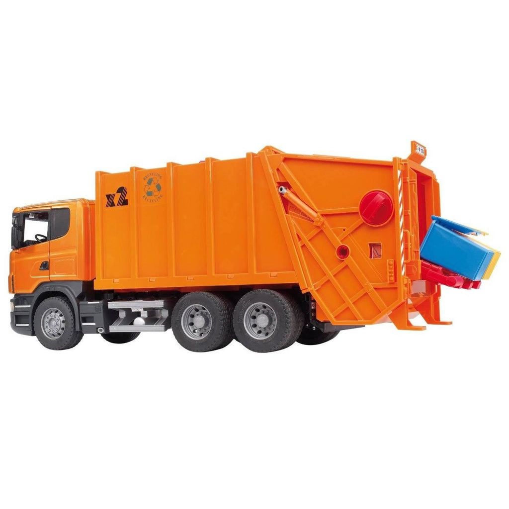 Orange Garbage Truck E759