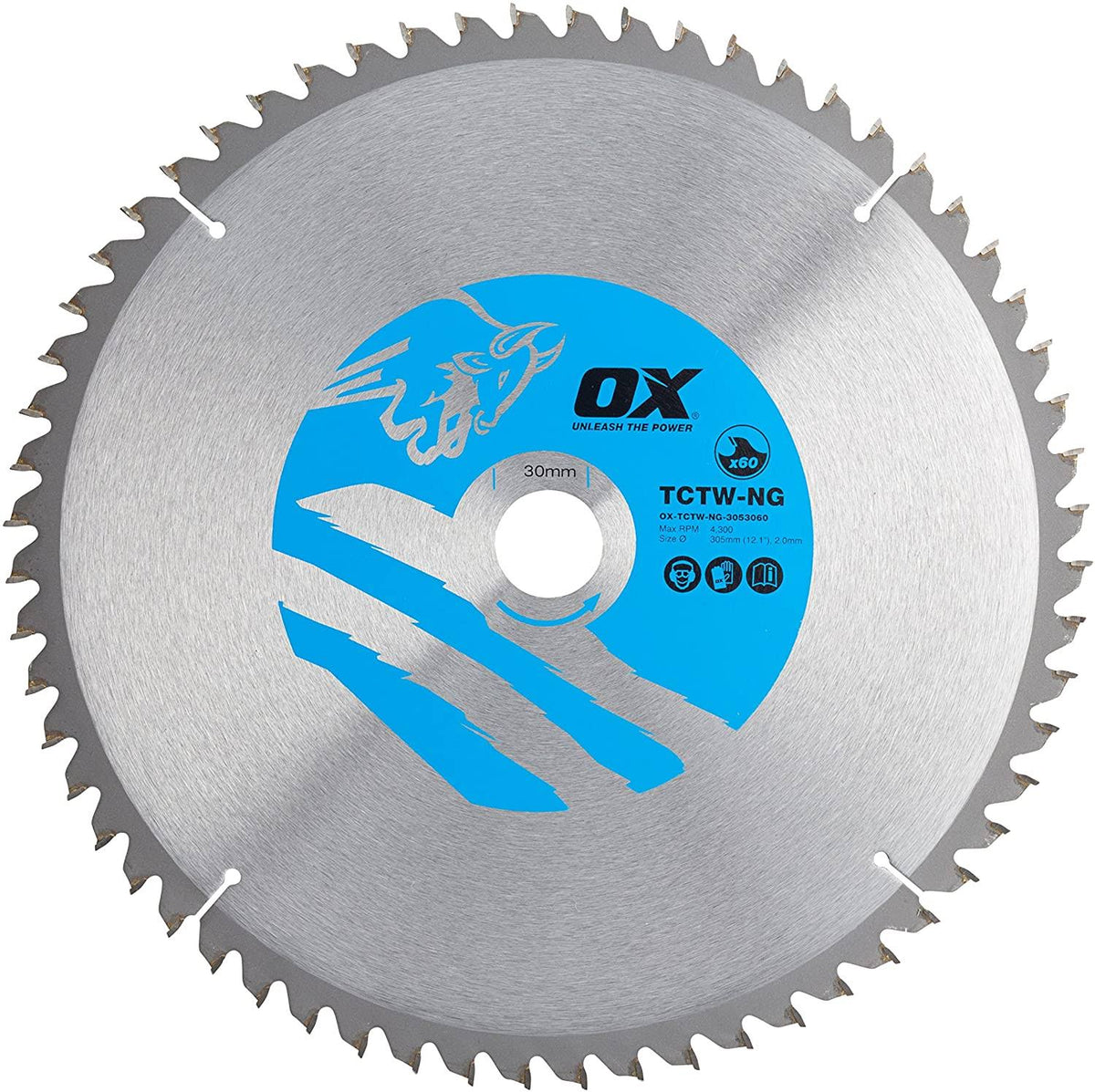 60 Teeth ATB Circular Saw Blade, 305/30 mm W6599