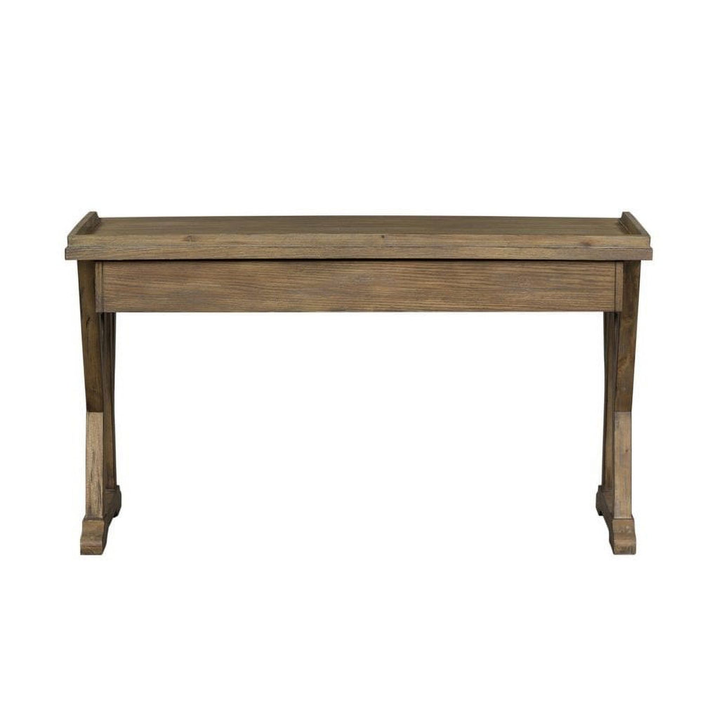 Rustic Saddle Finish Lift Top Writing Desk O7132