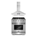 2 Piece Gas Range and Range Hood Kitchen Appliance Bundle H475190