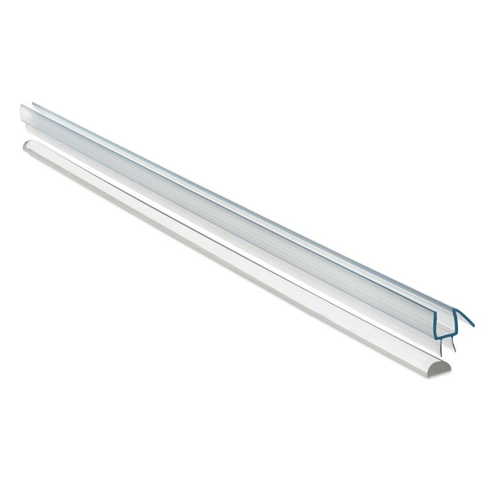 51.5x22 x 80x22 Hinged Frameless Shower Door Brushed Nickel C84314