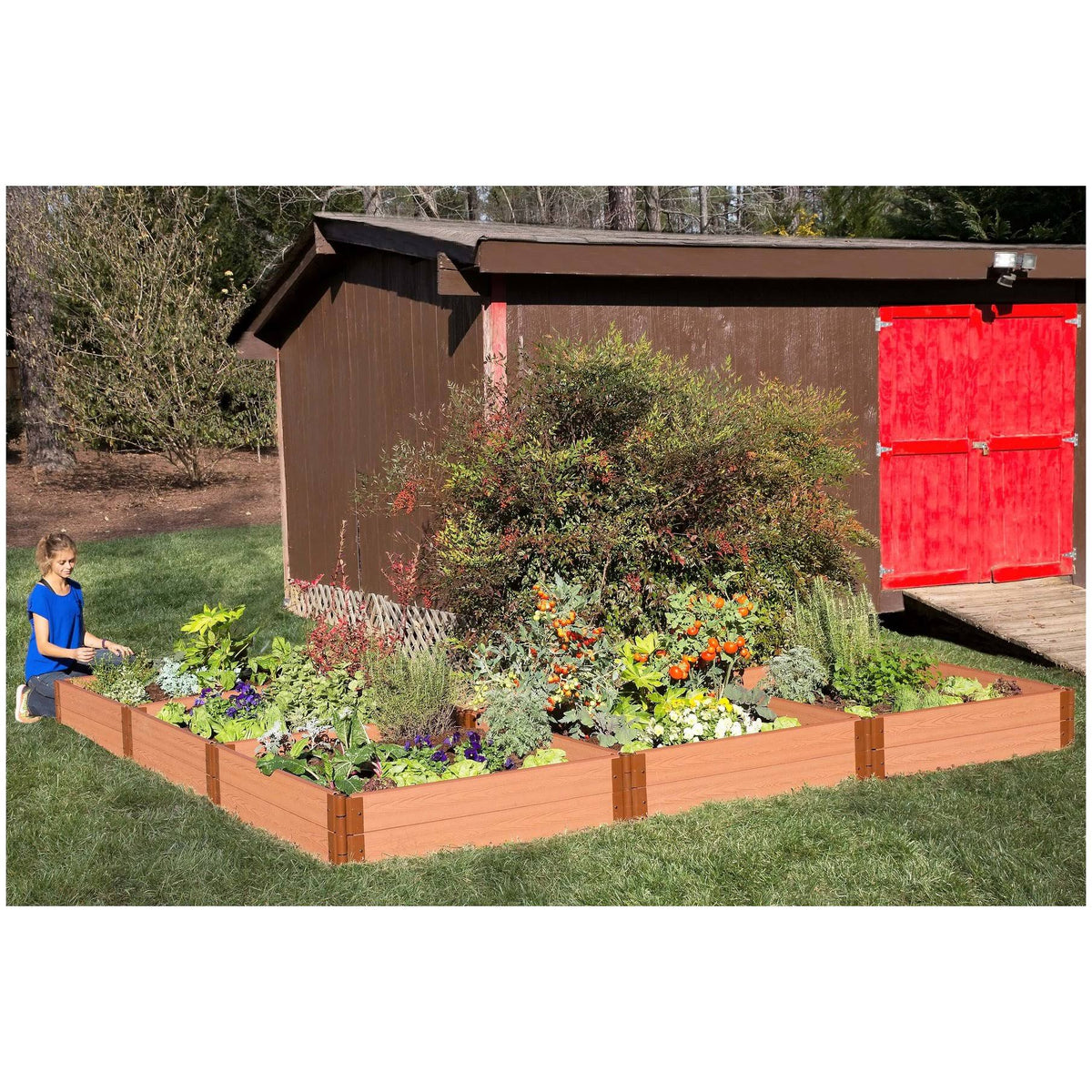 Raised Garden Bed L Shaped 12 x 12 x 11x22 1x22 Profile P6229