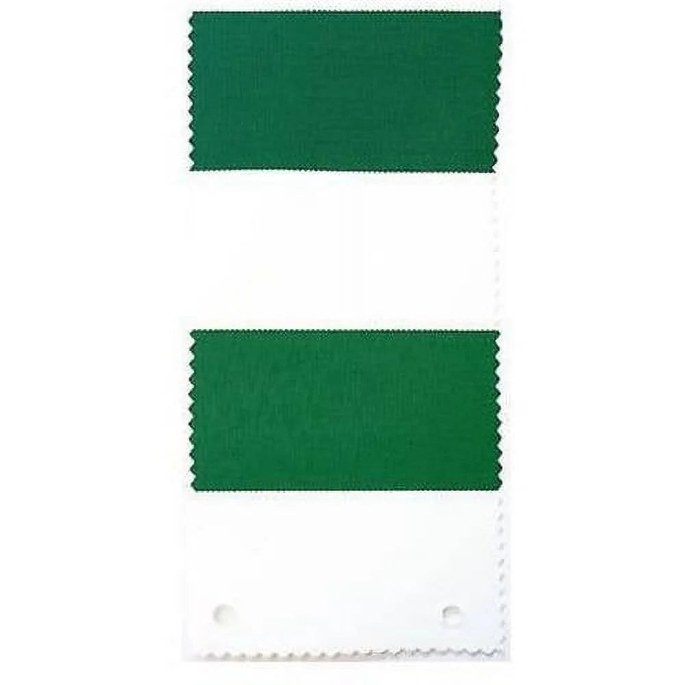 Green and White Striped Retractable Awning Fabric Replacement L205