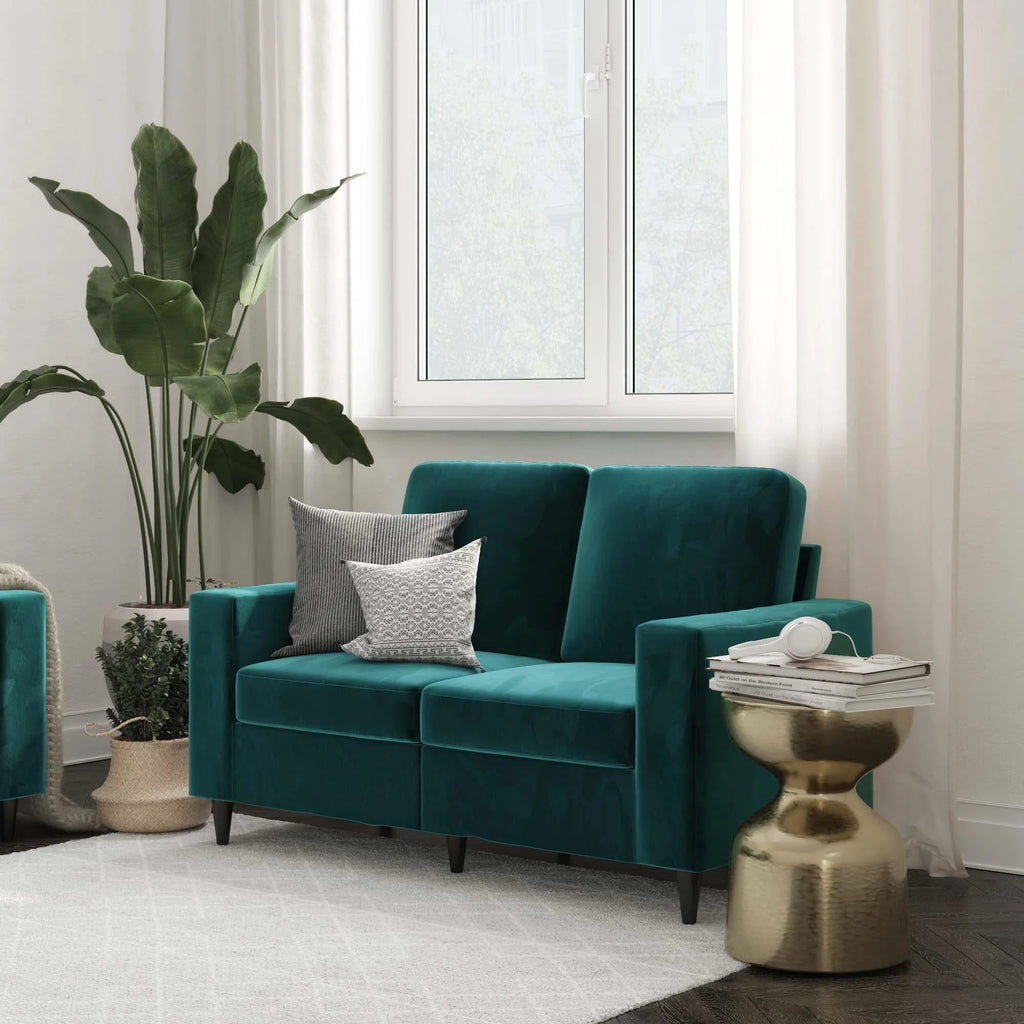 Gray Linen 2 Seater Sofa Q915386