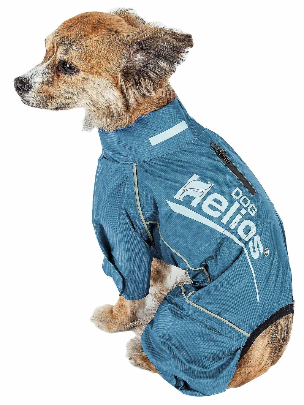 Red Waterproof Reflective Full Body Dog Coat Jacket X499579