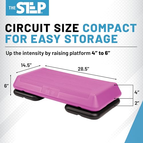 Exercise Step Platform with 2 Risers M7683