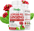 Korean Red Panax Ginseng Extract 1300MG 20% Ginsenosides 120 Caps G4753
