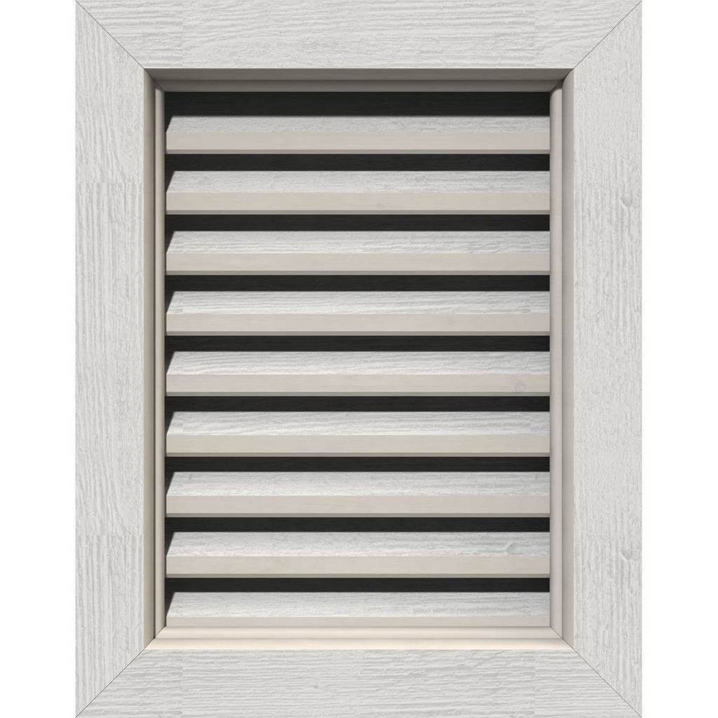 Primed Functional Rough Saw Vertical Gable Vent T363