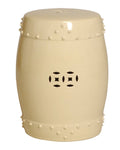 Cream Drum Stool Q9719