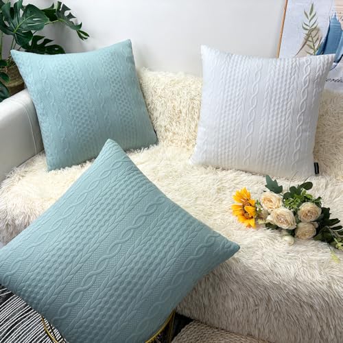 Pack of 2 Super Soft Patterned Red Cushion Covers 18 x 18 inch T52794