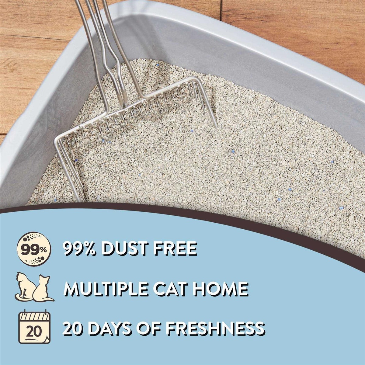 Odor Control Tight Clumping Cat Litter D627