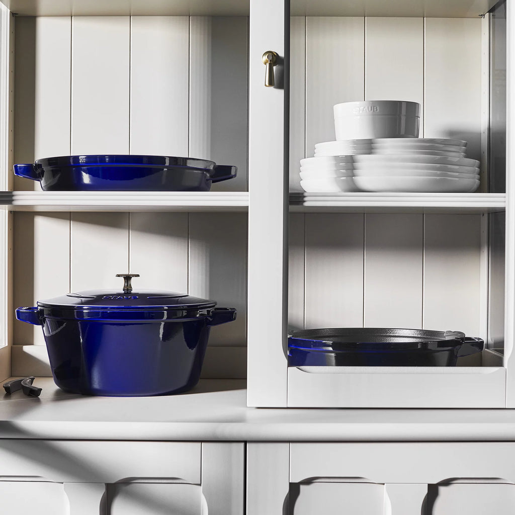 Dark Blue 4-pc Cast Iron Cookware Set D107011