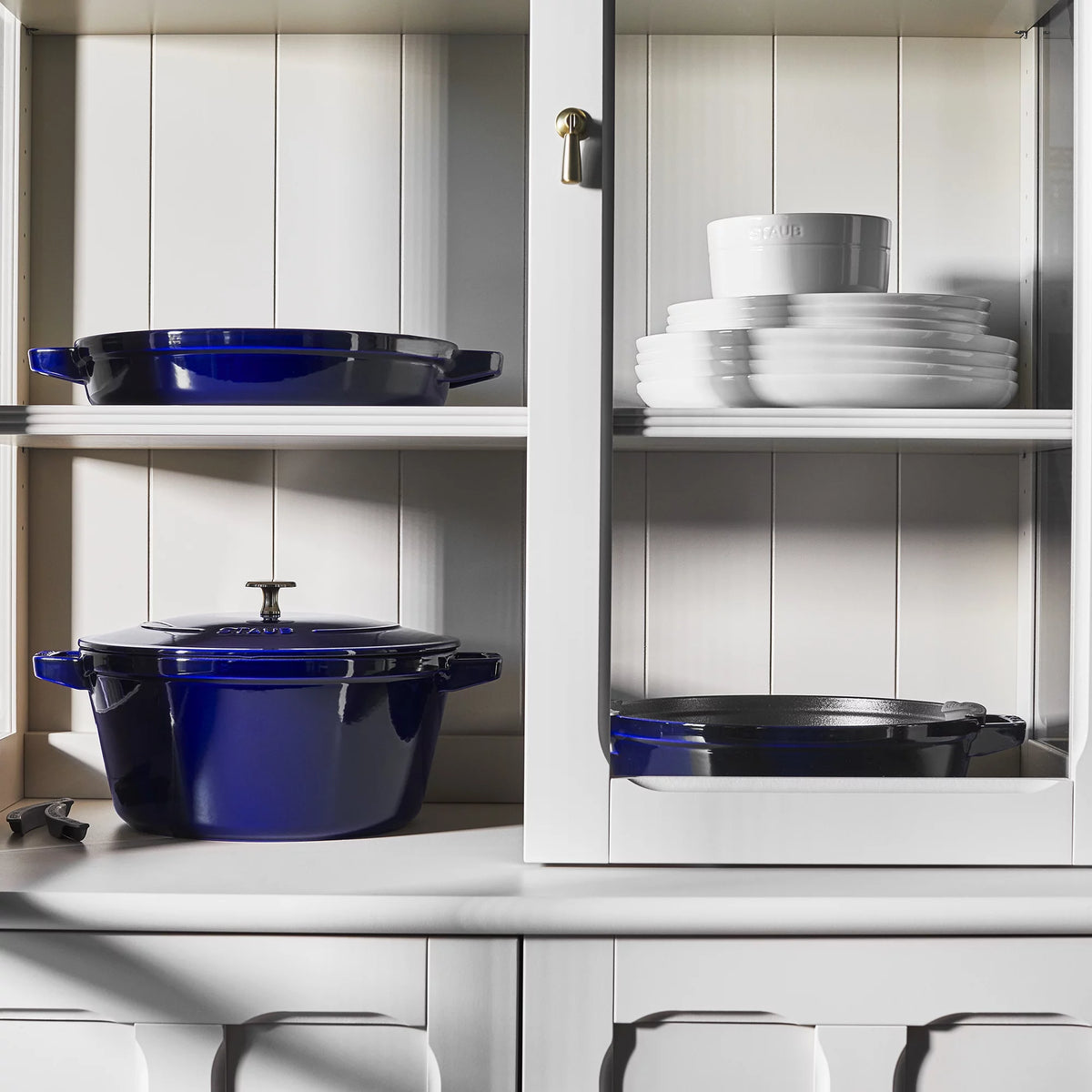 Dark Blue 4-pc Cast Iron Cookware Set D107011